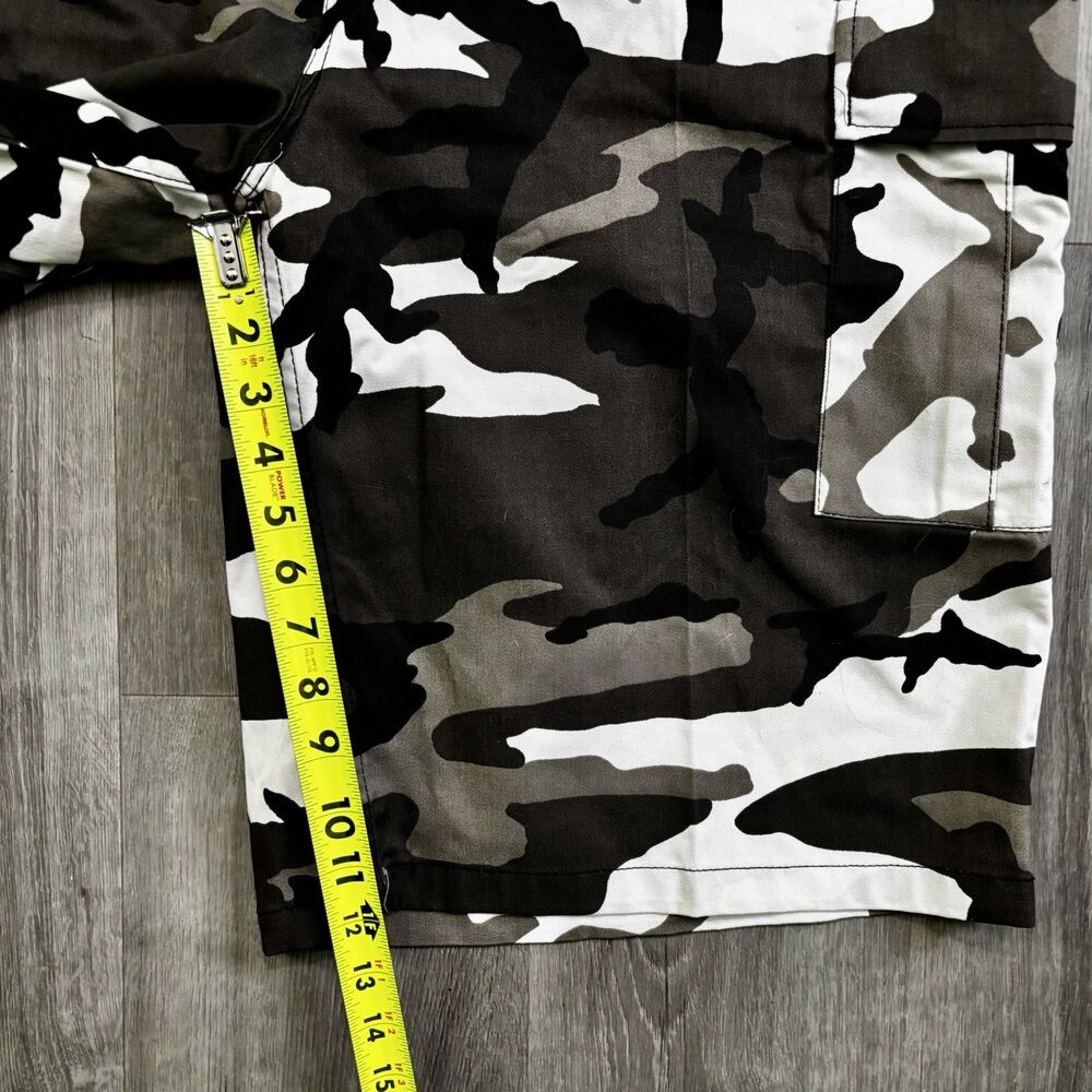 Rothco BDU Camo Long Shorts Men's Size 39 to 43 Adjustable Cargo RN 37572 - Picture 7 of 7